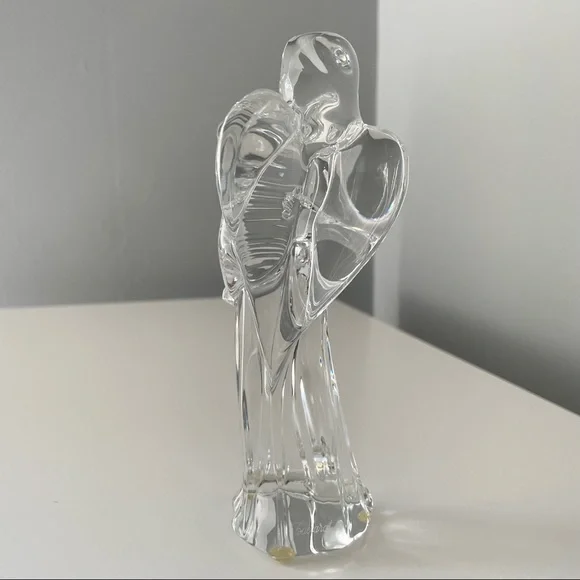 Vintage Angel With Harp Figurine by Baccarat - Picture 4 of 6